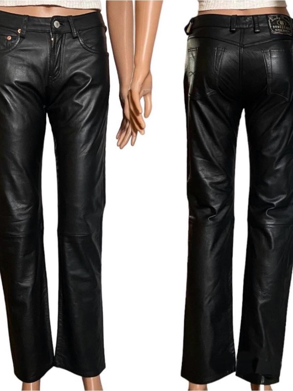 Black Leather Women’s Pants